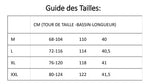 guide des tailles pour short en soie liberte 