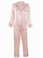 pyjama soie rose 